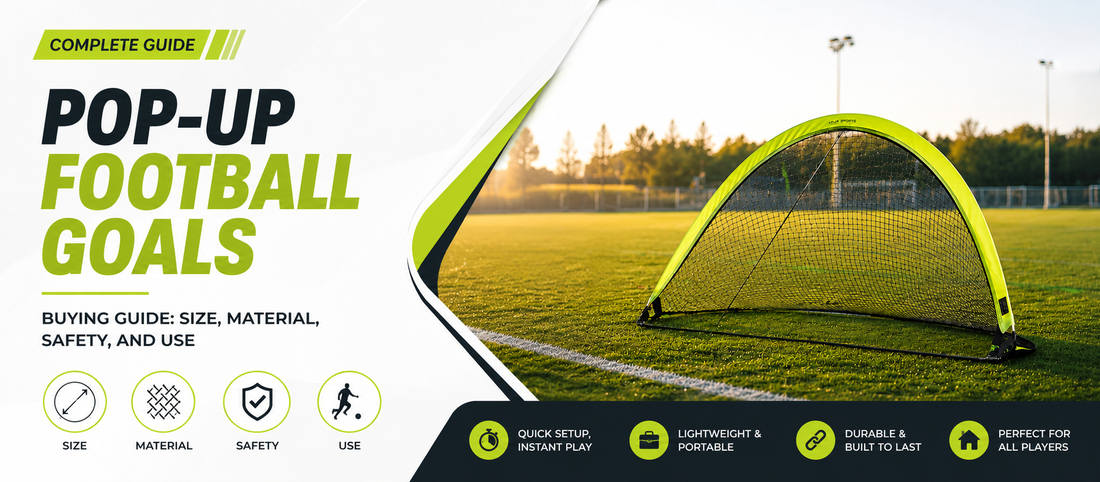 Pop-Up Football Goals Buying Guide: Size, Material, Safety, and Use